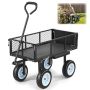 Садовая тележка с сиденьем VEVOR TC-500, 86 × 46 × 22,5 см