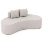 Sofa, 2 pillows, 199.39 × 68.58 × 99.06 cm