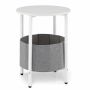 Side table, with removable felt basket, Ø 44 × 60.5 cm