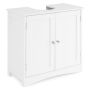 Bathroom cabinet, 2 doors, White, 60 × 60 × 30 cm