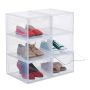 Sporta apavu kastes Relaxdays 10050144.0, 6 gab, 18 × 25 × 34 cm