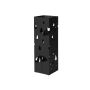 Umbrella stand 15.5 x 15.5 x 49 cm., black