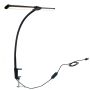 LED galda lampa Relaxdays, 2 galviņas, 80 LED, 61 × 50 × 5,5 cm