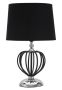 Galda lampa DARKY SILVER, 1 gaismas avots