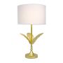 Galda lampa Relaxdays, Balta/zelta, Ø 28 × 51 cm