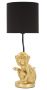 Galda lampa Sit Monkey, 1 gaismas avots, Zelta/melna