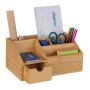 Galda organizators Relaxdays, 6 nodalījumi, 1 atvilktne, 24,5 × 11 × 15 cm