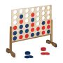Galda spēle “Connect Four” Relaxdays, 42 kauliņi, 82,5 × 72 × 26 cm