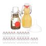 Stikla pudeles Relaxdays 10048672_1395, 25 gab., pa 50 ml, 5 × 11,5 × 4,5 cm