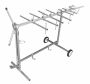 Varnishing/painting stand, silver