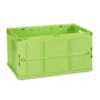 Salokāma uzglabāšanas kaste Relaxdays, 60 l, 2 rokturi, Zaļa, 58,5 × 31,5 × 40 cm
