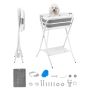 Salokāma suņu vanna VEVOR YB-004, 28 l, Pelēka/balta, 51 × 67 × 12 cm