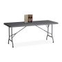 Складной уличный стол Relaxdays, до 8 человек, 180 × 73 × 74 см