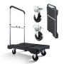 Складная платформенная тележка VEVOR PZS200P, Грузоподъёмность 149,69 кг, 680 × 495 × 115 мм