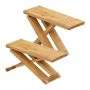 Складная подставка для ног унитаза Relaxdays 10048535.0, 2 части, 12 × 31 см