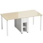 Раскладной обеденный стол, до 6 человек, 168,2 × 73 × 85 см