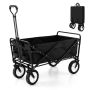 Folding trolley, 82 l, Blue/black/red, 94 × 76–100 × 52 cm