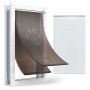 Suņu durvis VEVOR CWM07-2XL, XL, Balta, 711,5 × 437 × 76,8 mm