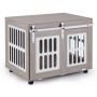Dog cage, wooden, with sliding door, 80 × 56 × 62.5 cm