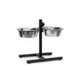 Подставка для мисок Relaxdays 10019116_399, 2 миски, 2 × 2,15 л, 53 × 42 × 26 см
