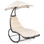 Rocking hammock chair, with canopy and cushion, 184 × 187 × 147 cm