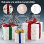 Set of 3 light-up Christmas gift boxes, 48 ​​LED lights, Multicolor