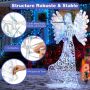 Lighting 3D angel decoration, 250 LED, 95 × 32 × 158 cm
