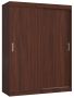Wardrobe NORE CLP Mono 150, dark brown