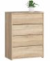 Shoe cabinet RUBIN4, oak color