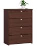 Shoe cabinet RUBIN4, dark brown