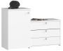 Apavu skapis S16, balts