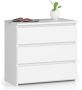 Nightstand NORE CL2 60 cm., white