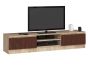 TV stand RTV K120, dark brown/oak color