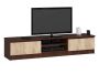 TV stand RTV K120, dark brown/oak color