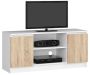 TV stand RTV K120, white/oak