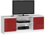 TV stand RTV K120, white/red