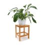 Taburete Relaxdays 10019036.0, 28 × 40 × 32 cm