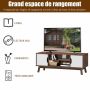 TV stand, 2 side cabinets