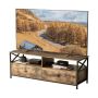 Тумба для телевизора Relaxdays, 2 ящика, 2 открытых отделения, 120 × 50 × 40 см
