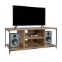 Тумба под телевизор Relaxdays, 4 открытые секции, 120 × 50 × 40 см