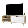Тумба под телевизор Relaxdays, 6 отделений, 140 × 50 × 40 см