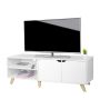 Тумба под телевизор Relaxdays, 6 отделений, 140 × 50 × 40 см