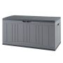 Terrace storage box, 300 l, Grey, 111 × 55 × 61 cm