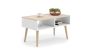 Scandinavian style coffee table Sandi 90x55x50cm, beige