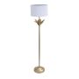 Stāvlampa Relaxdays, Balta/zelta, Ø 33 × 152,5 cm