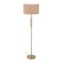 Stāvlampa Relaxdays, E27, maks. 60 W, Bēša/zelta, Ø 43 × 156 cm