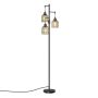 Stāvlampa VASAGLE, 3 E27 ligzdas, Melna, 29 × 176,5 × 32 cm