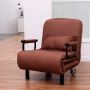 Transformable sofa bed, 3 in 1, Coffee color, 64 × 76 × 78 cm