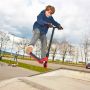 Stunt scooter, HIC, ABEC-9, Red/black, 67 × 47 × 80 cm