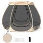 Tourist tent, 4-6 people, Sand, 310 × 210 × 270 cm